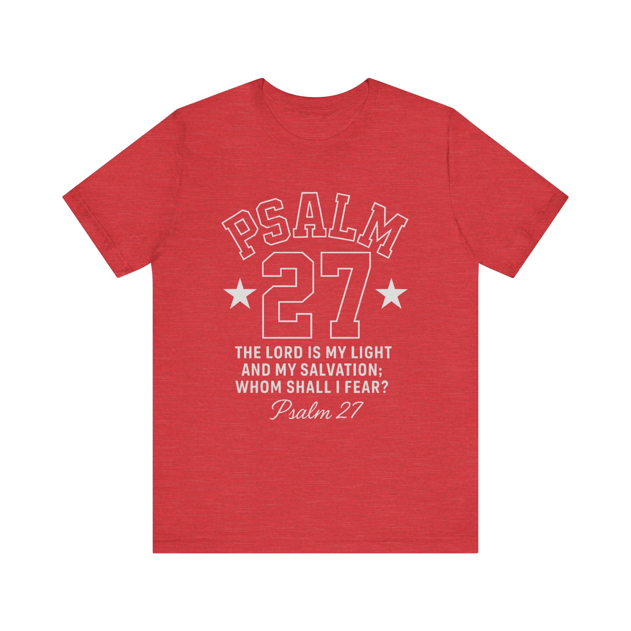 PSALM 27 Black Sporty Tee