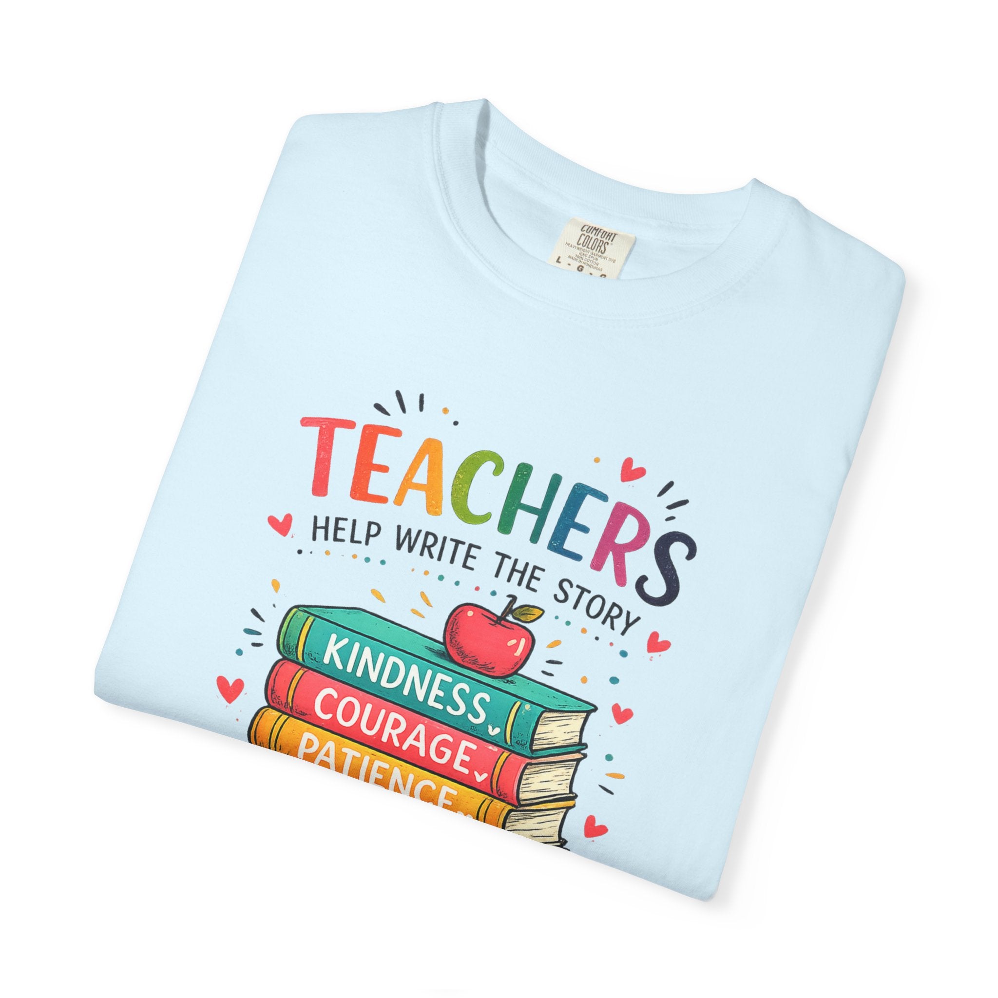 Teachers Help Write the Story Personalized Teacher T-Shirt™ | Custom Name Back | Premium Teacher Gift