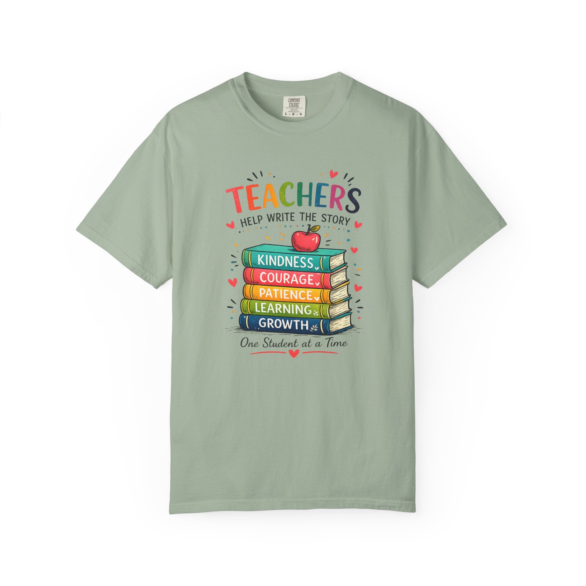 Teachers Help Write the Story Personalized Teacher T-Shirt™ | Custom Name Back | Premium Teacher Gift