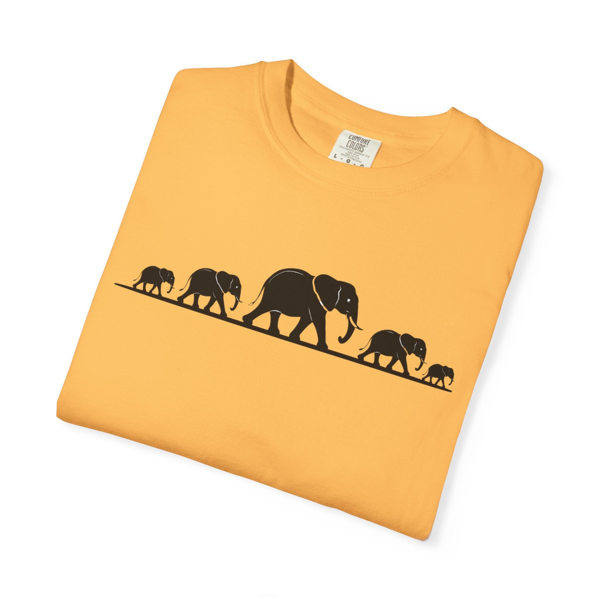 Walking Elephants silhouettes