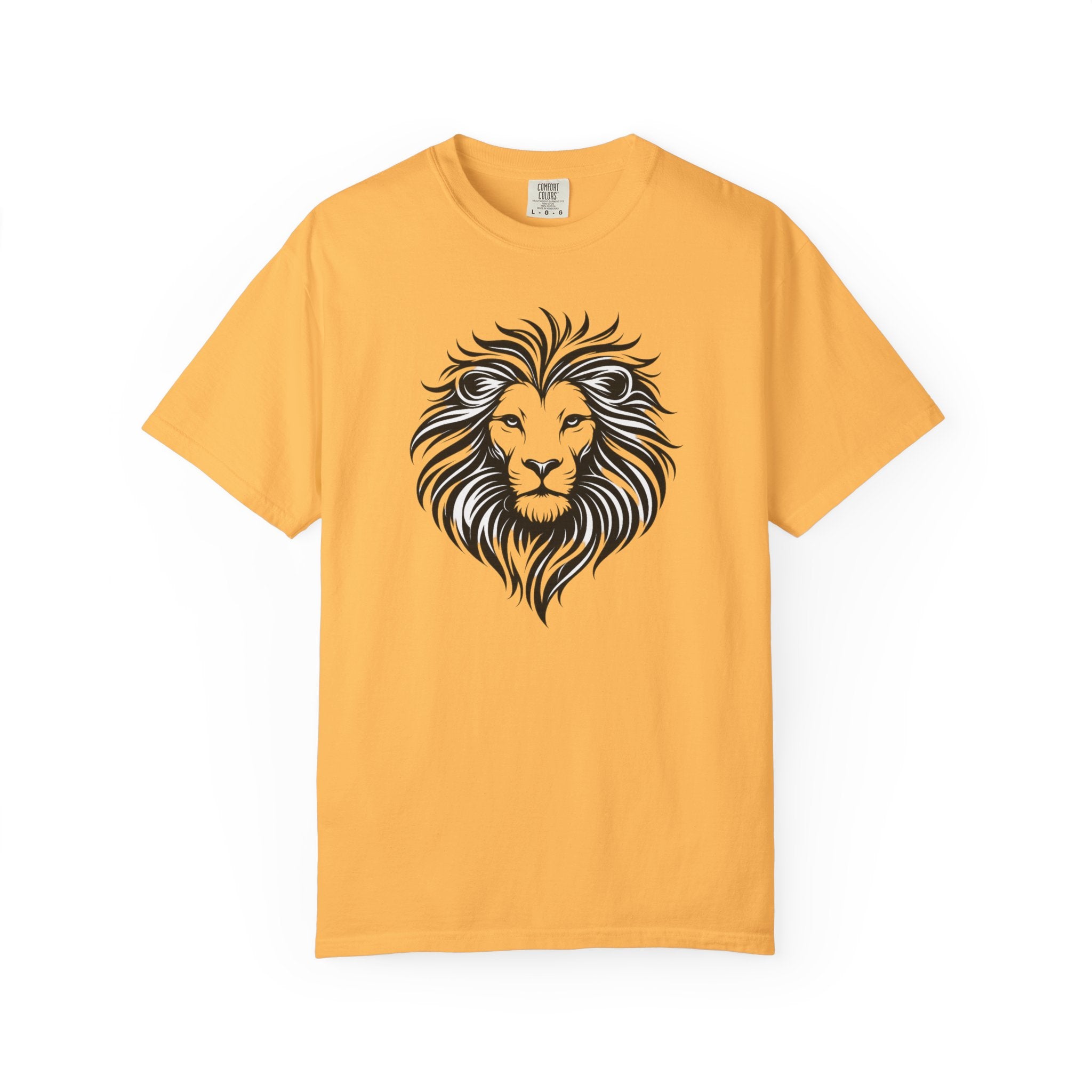 Lion Head Graphic T-Shirt — Bold Tribal Mane Tee for Men & Women