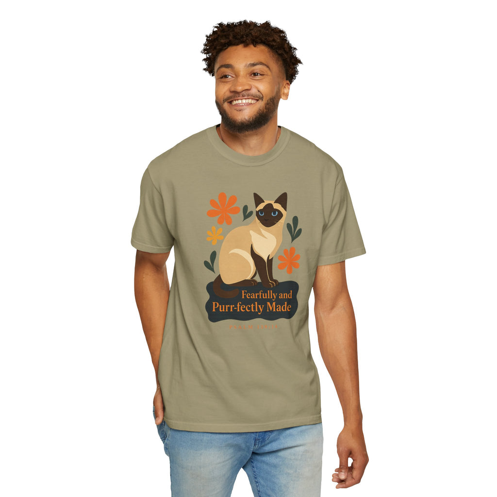 Fearfully and Purr-fectly Made™ Siamese Cat Tee