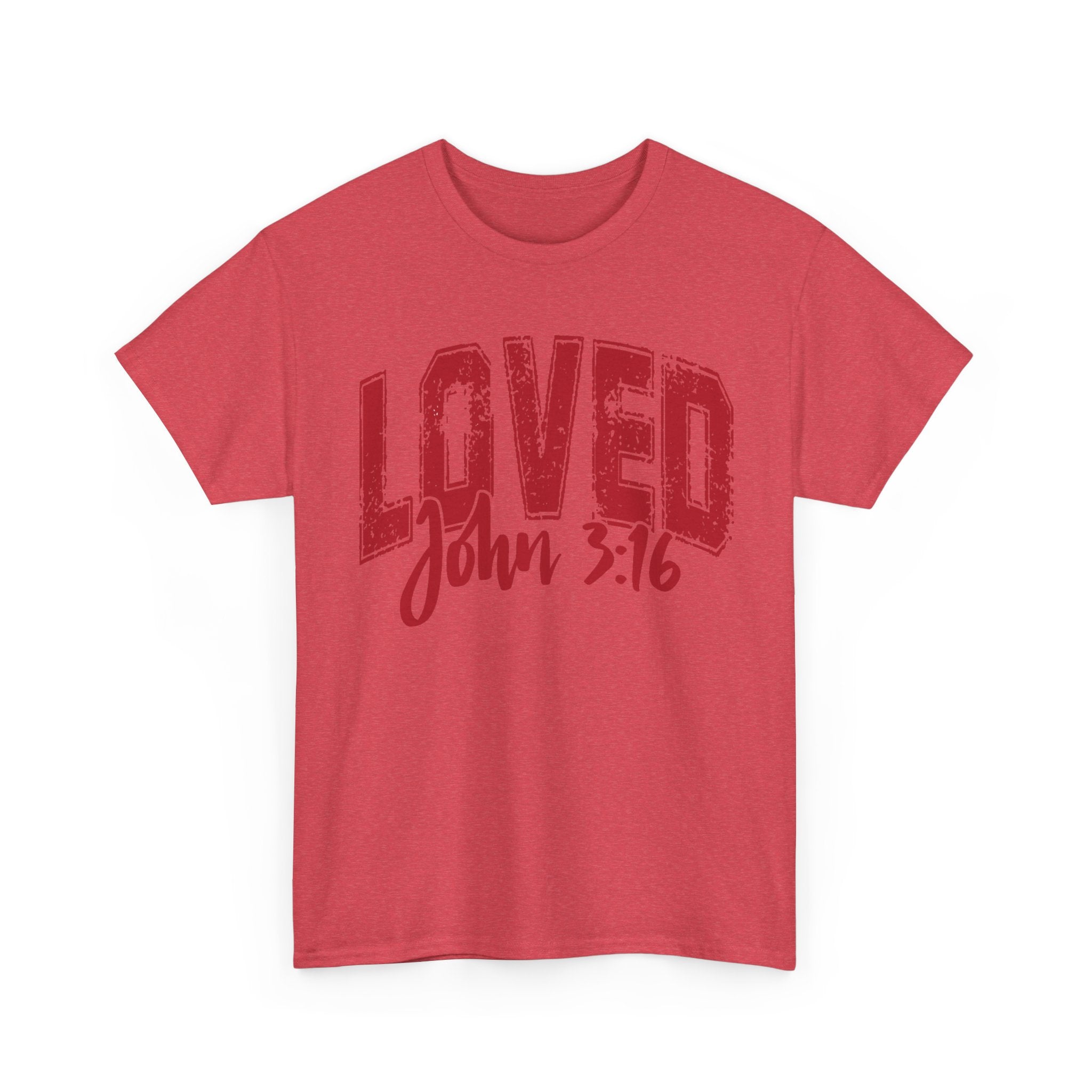 Loved T-Shirt with John 3:16 Scripture Reference