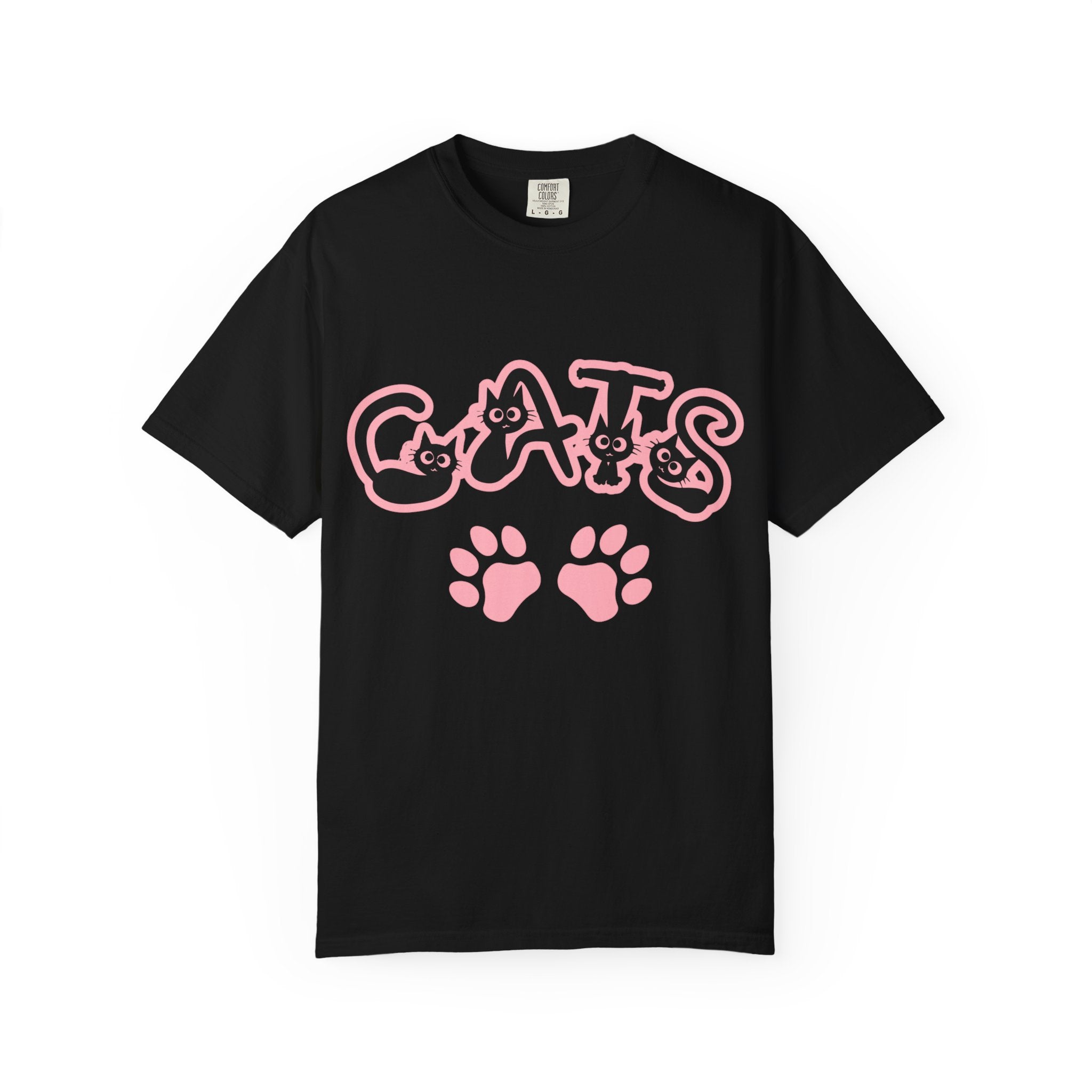 CATS Font Design Tee