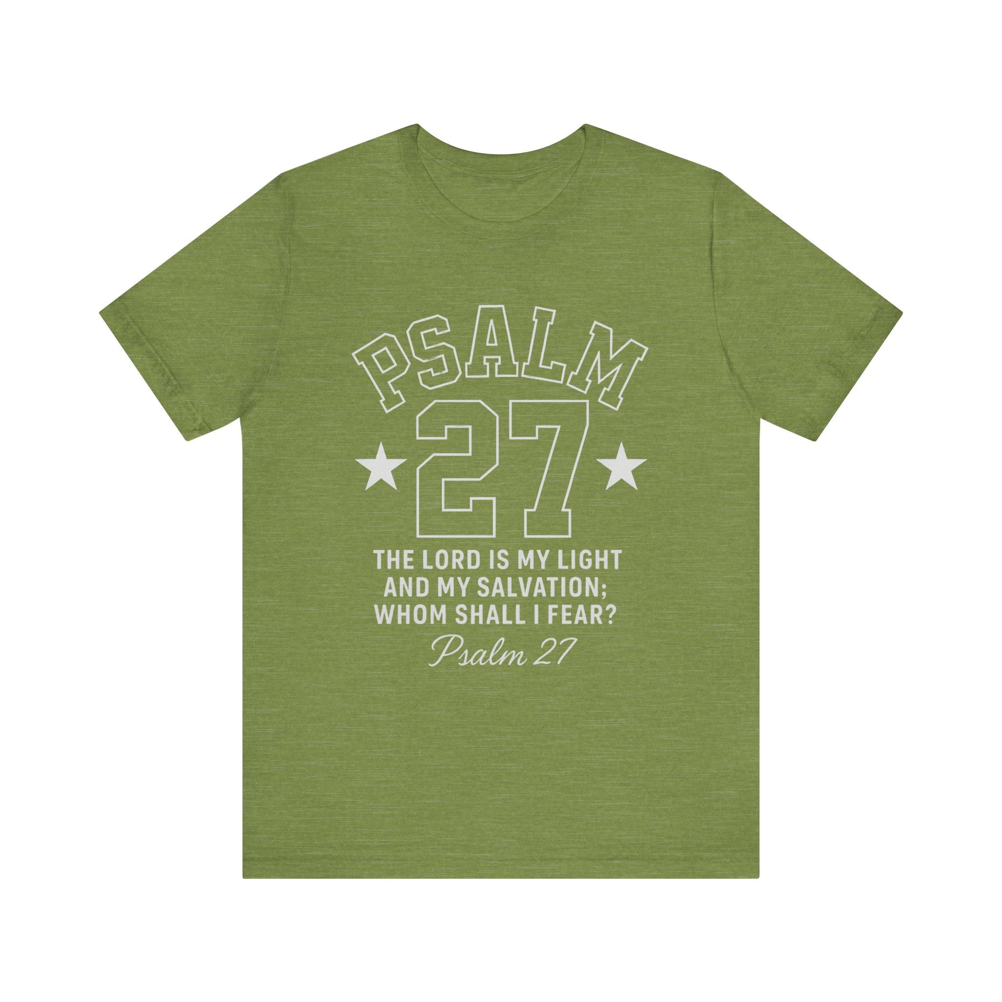 PSALM 27 Black Sporty Tee