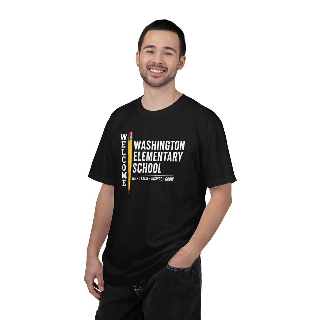 Washington Elementary School Welcome T-Shirt — 'Welcome' Pencil Design