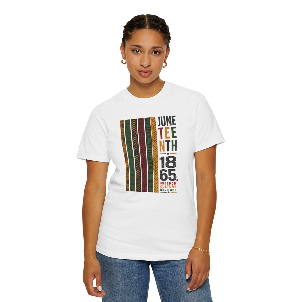 Juneteenth Heritage Stripes Tee