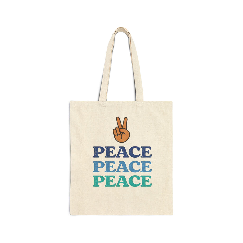 Peace Stacked Style Tote –