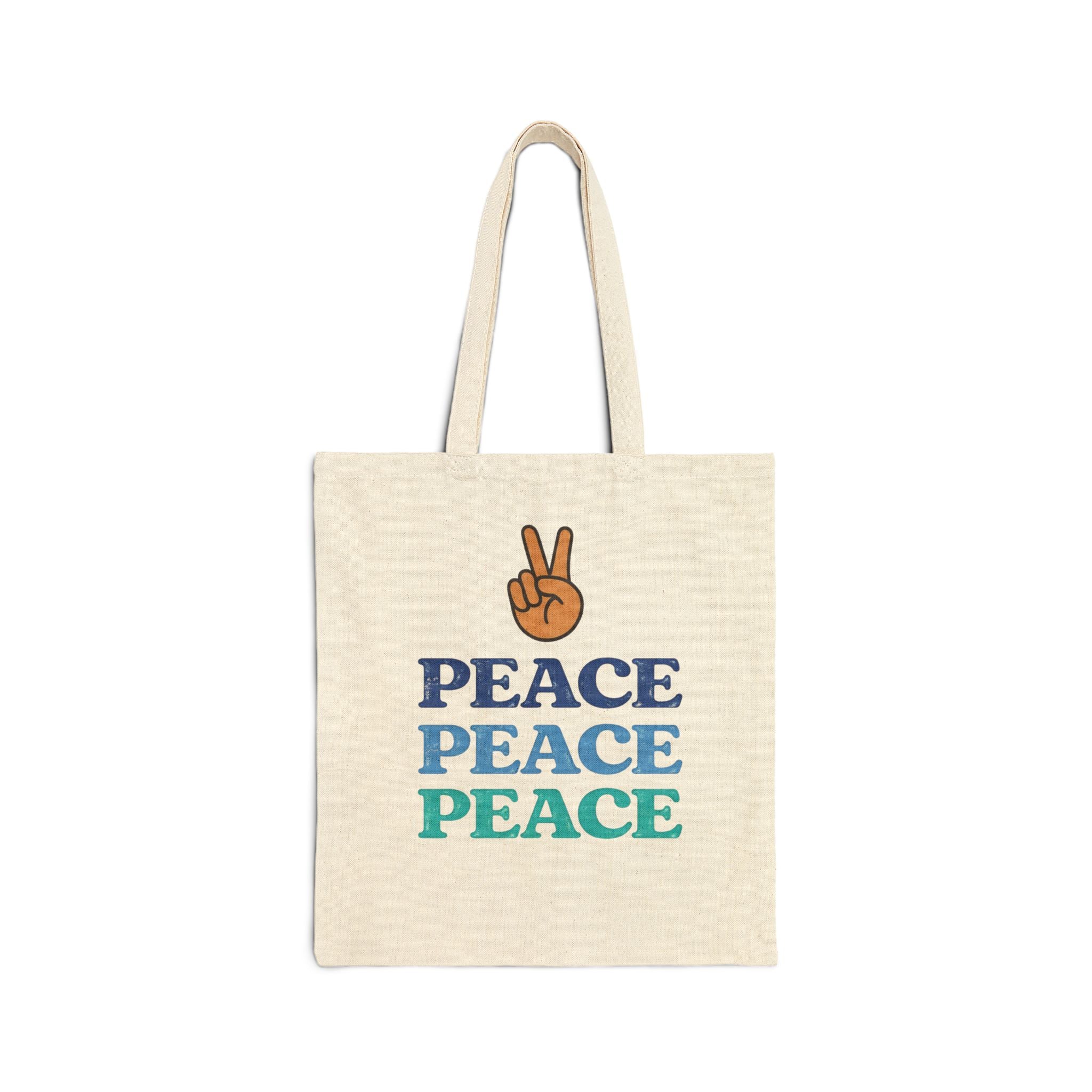 Peace Stacked Style Tote –