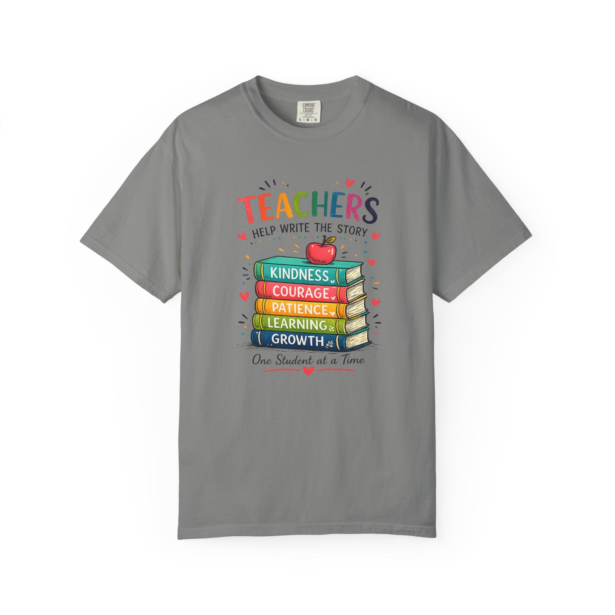 Teachers Help Write the Story Personalized Teacher T-Shirt™ | Custom Name Back | Premium Teacher Gift