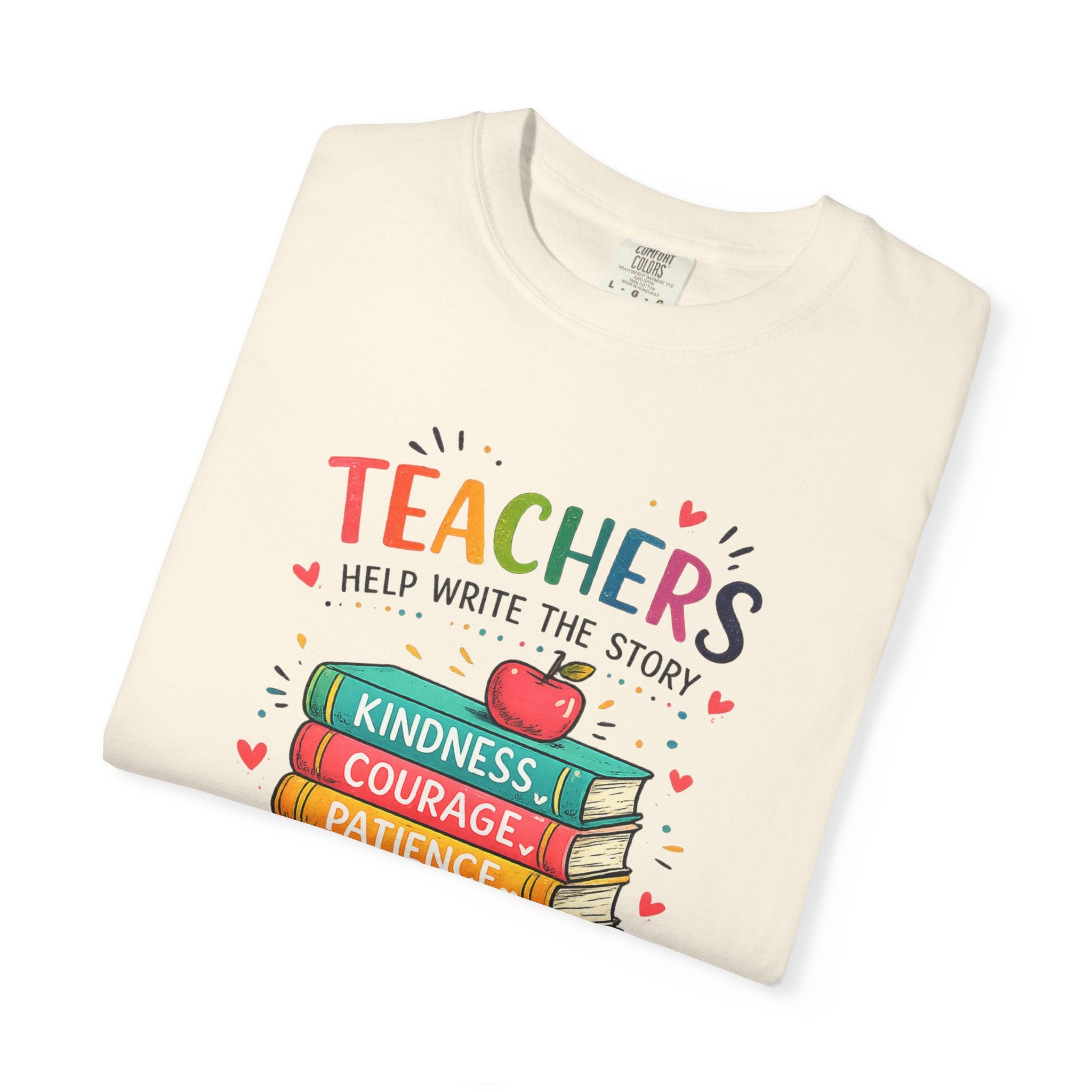 Teachers Help Write the Story Personalized Teacher T-Shirt™ | Custom Name Back | Premium Teacher Gift