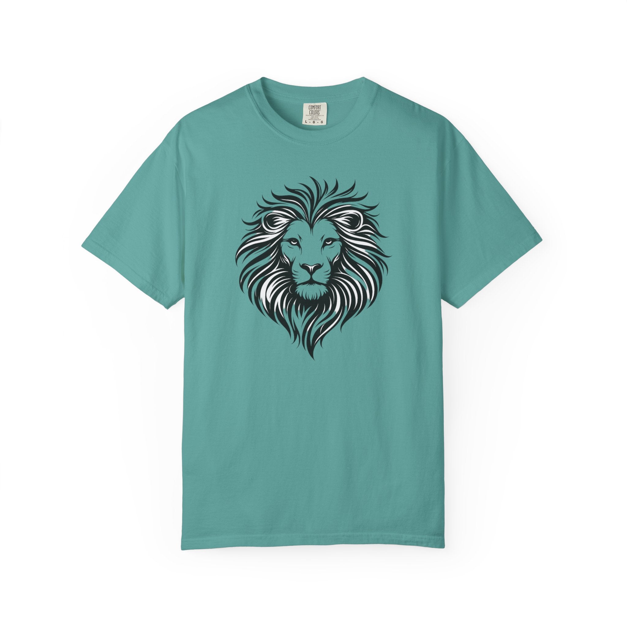 Lion Head Graphic T-Shirt — Bold Tribal Mane Tee for Men & Women