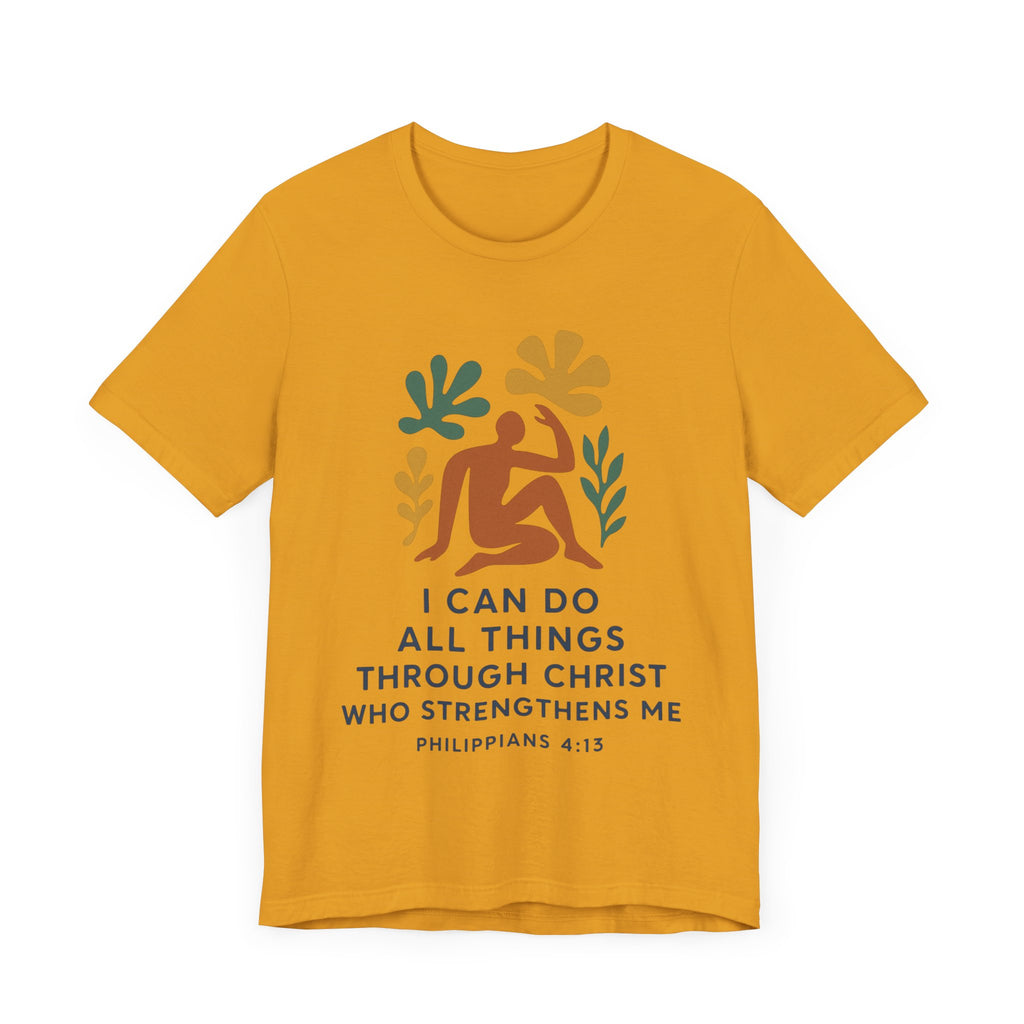 I Can Do All Things Through Christ Who Strengthens Me Matisse style Tee