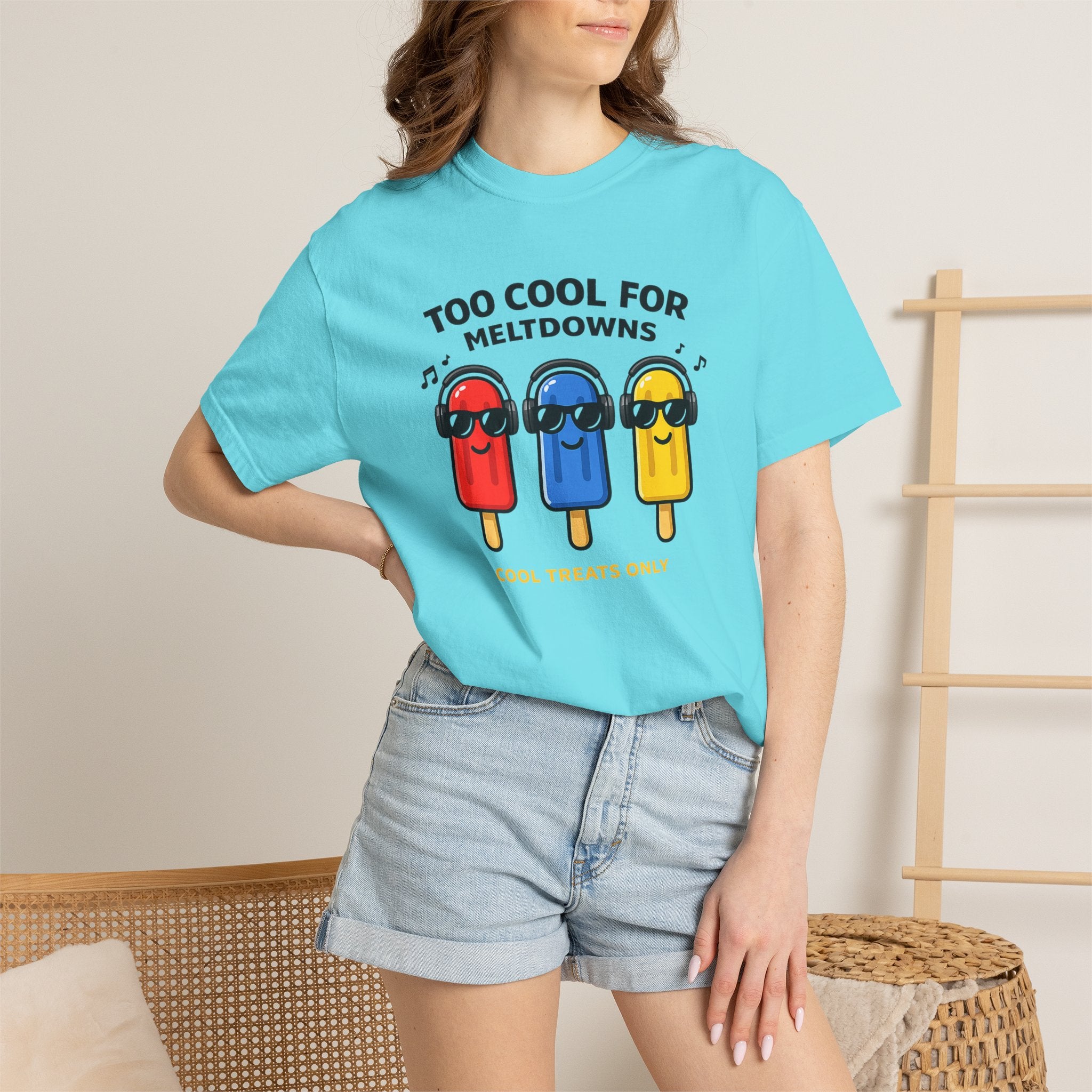 3 Popsicles:Too Cool For Meltdowns GraphicT-Shirt