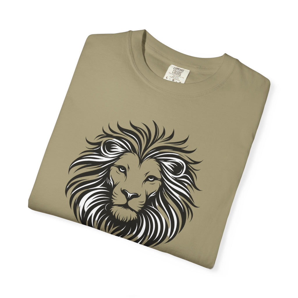 Lion Head Graphic T-Shirt — Bold Tribal Mane Tee for Men & Women