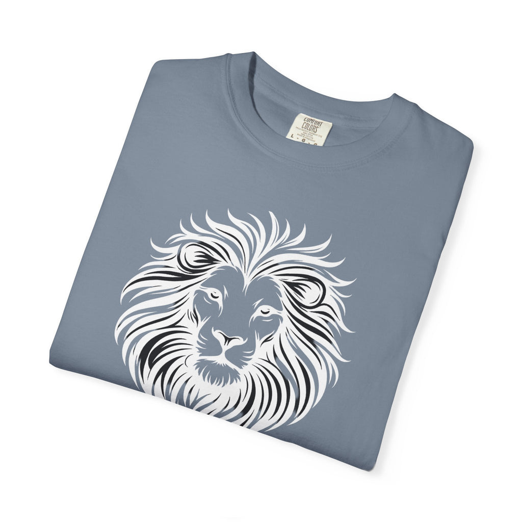 Lion Face Tee— Bold Tribal Mane Design