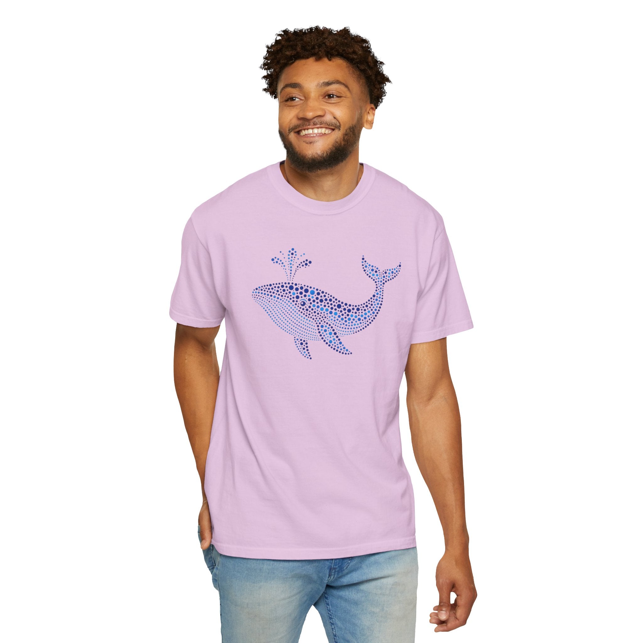 Blue Horizon Whale™ | Coastal Summer Graphic Tee