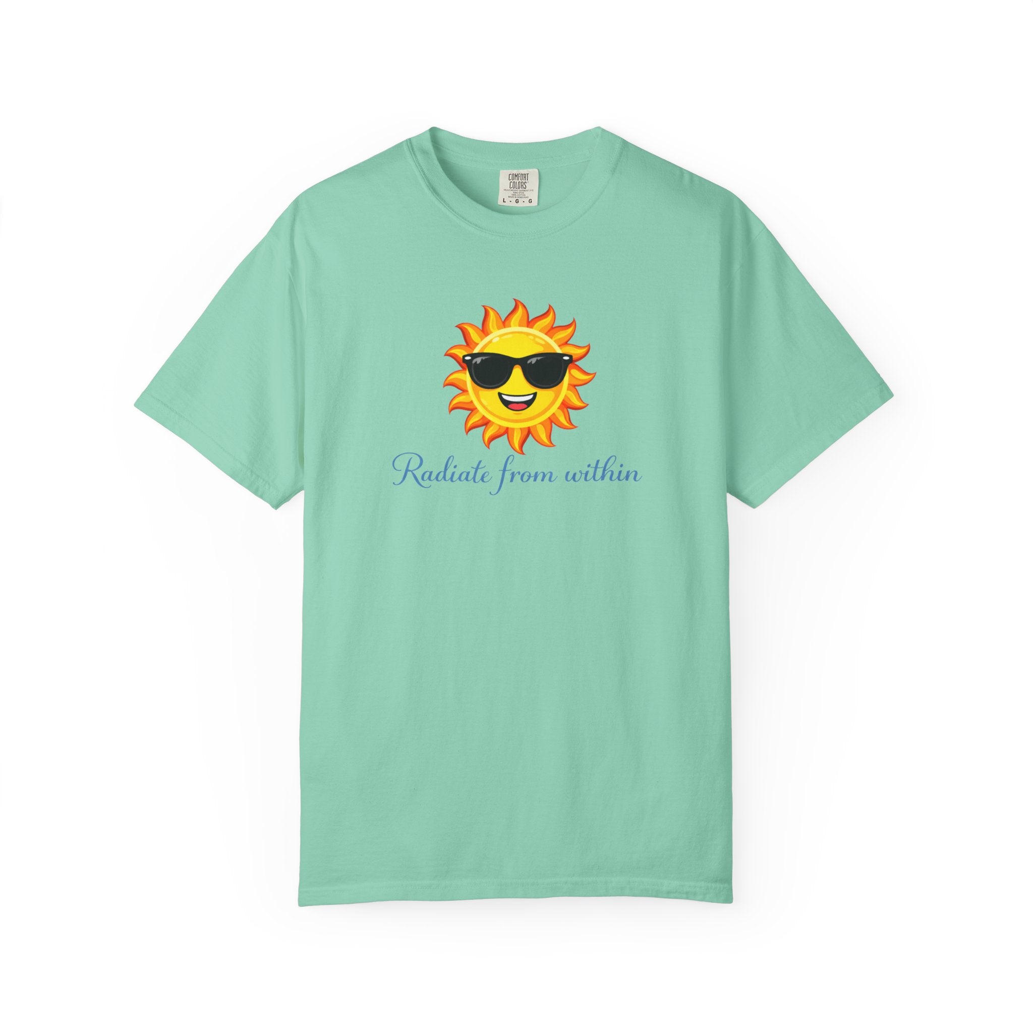 Radiate From Within T-Shirt — Smiling Sun Graphic Tee
