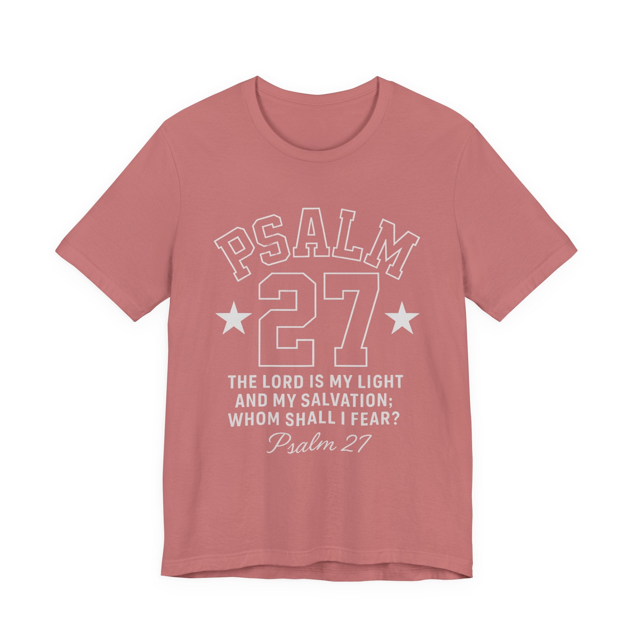 PSALM 27 Black Sporty Tee