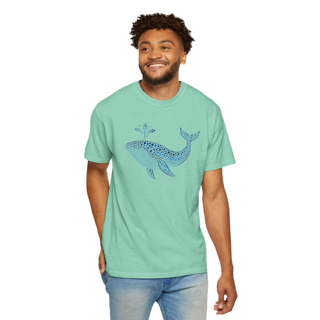 Blue Horizon Whale™ | Coastal Summer Graphic Tee