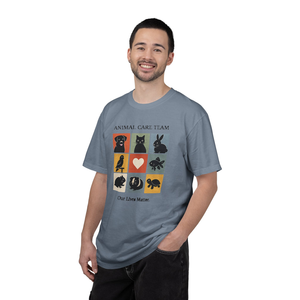 Animal Care Team T-Shirt — 'Our Lives Matter' Pet Rescue Tee