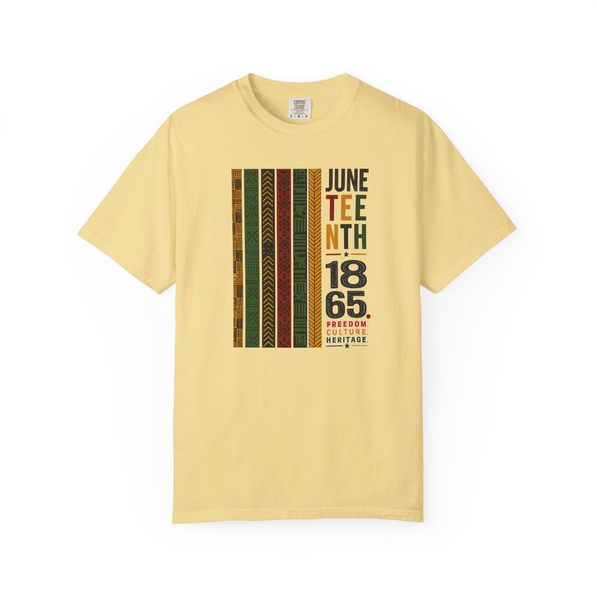 Juneteenth Heritage Stripes Tee