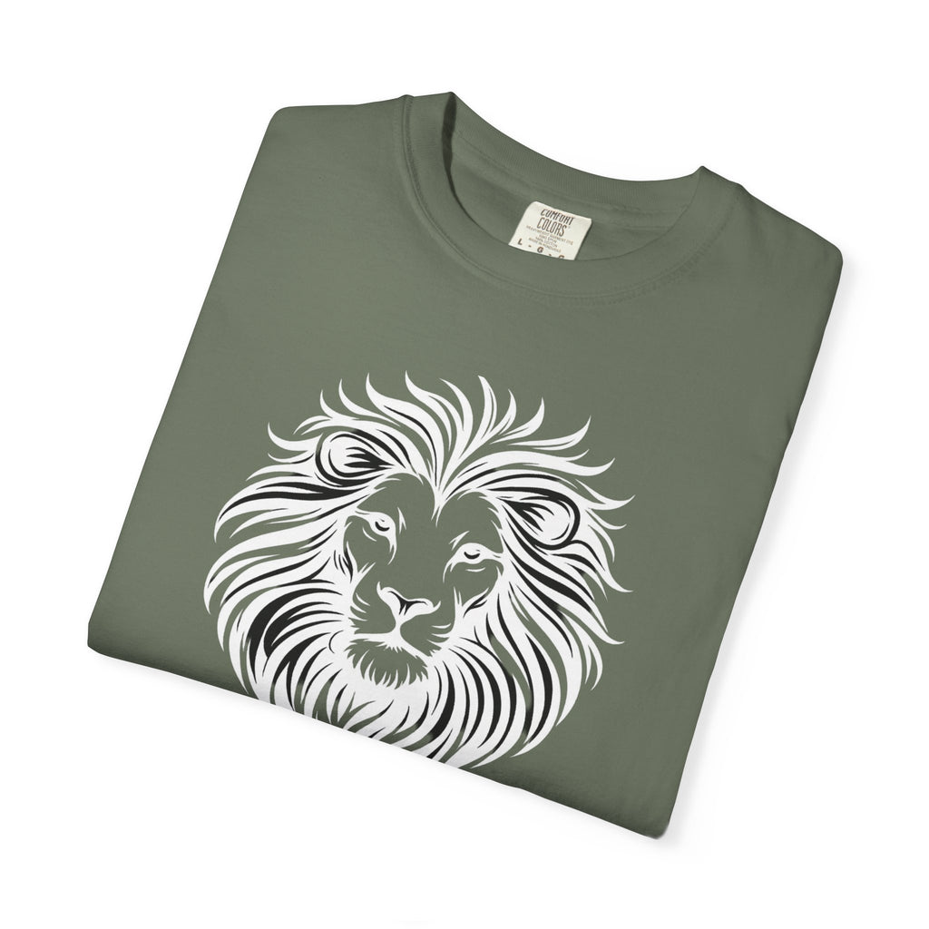 Lion Face Tee— Bold Tribal Mane Design