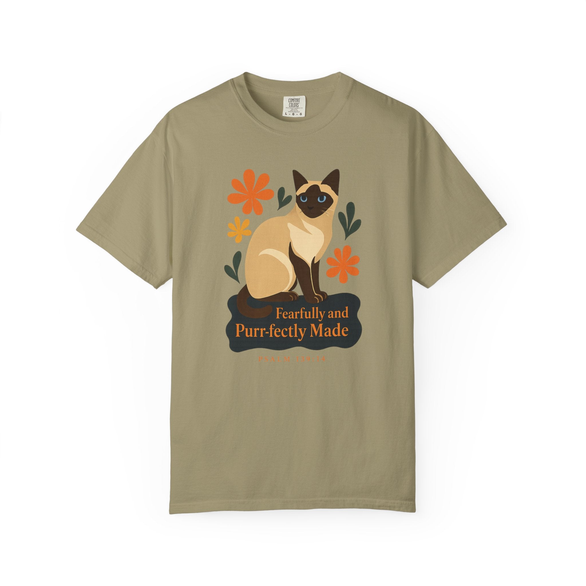 Fearfully and Purr-fectly Made™ Siamese Cat Tee