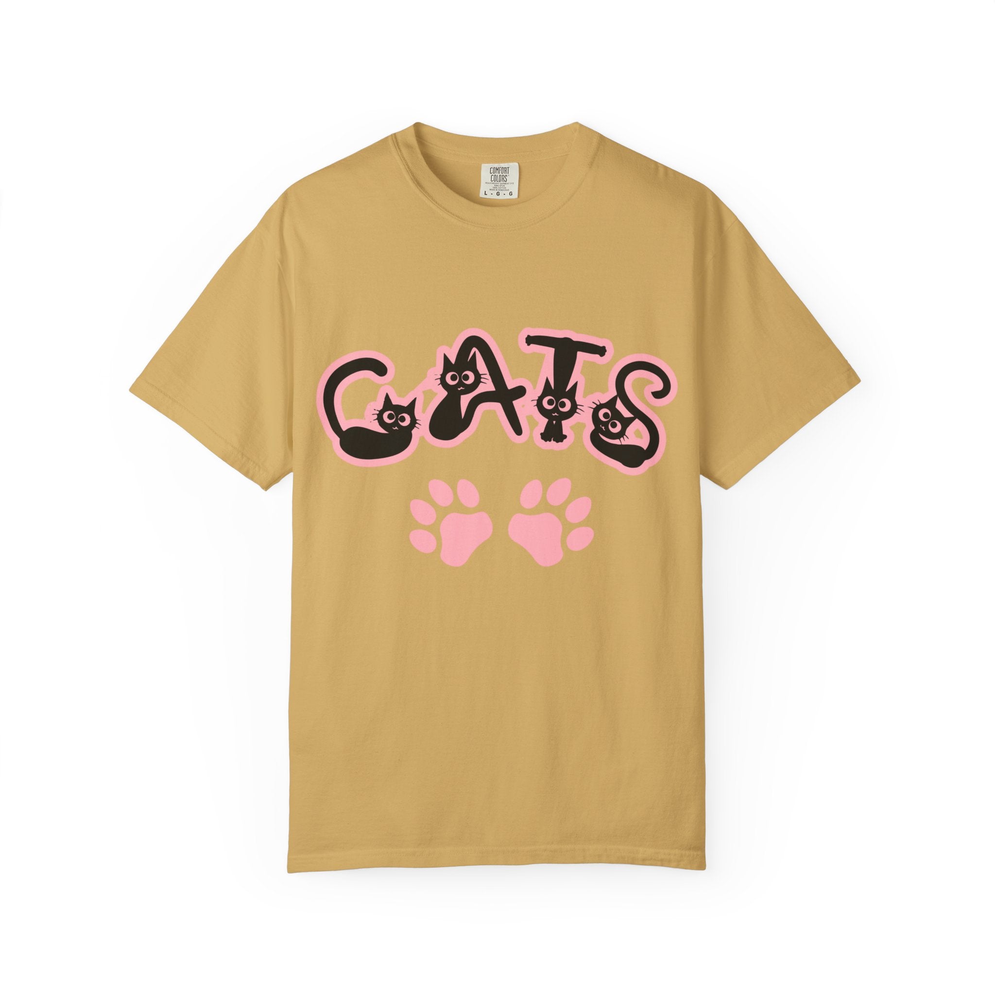 CATS Font Design Tee