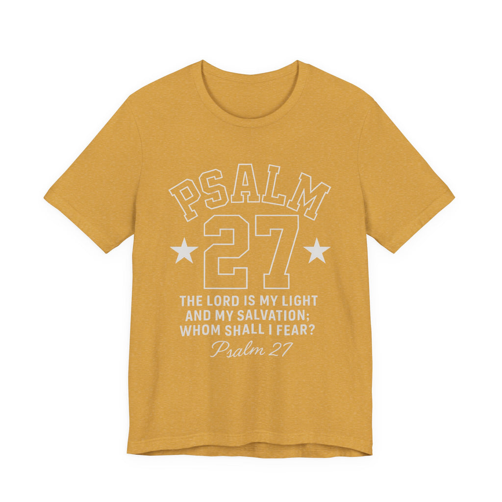 PSALM 27 Black Sporty Tee