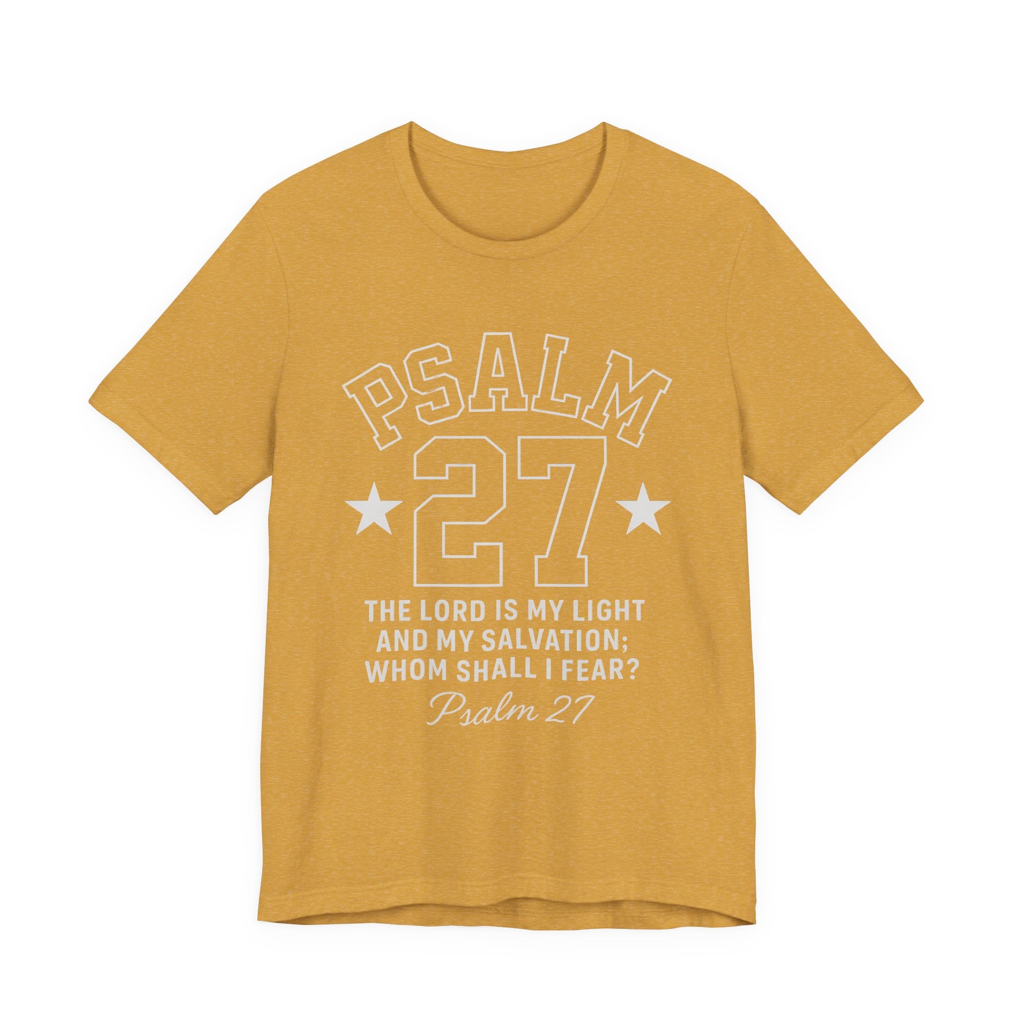 PSALM 27 Black Sporty Tee