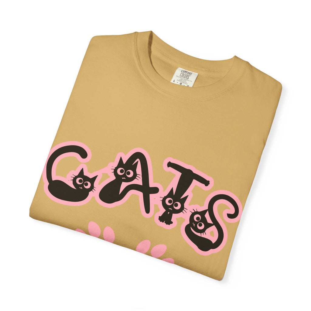 CATS Font Design Tee