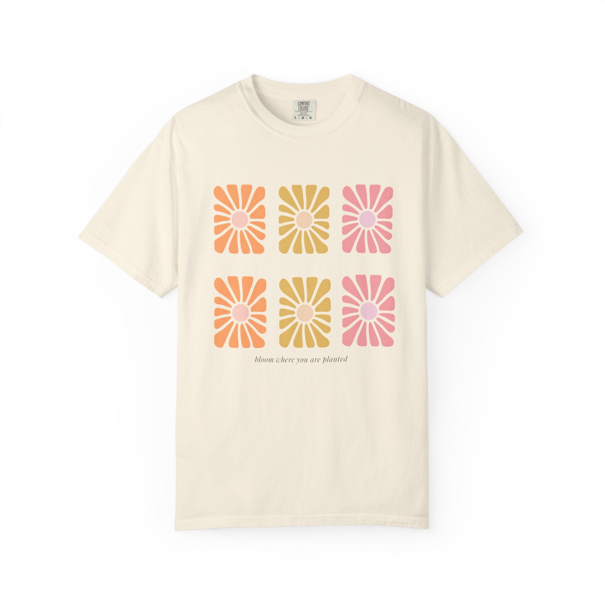 Retro Daisy Graphic T-Shirt — "Bloom in Your Own Power"