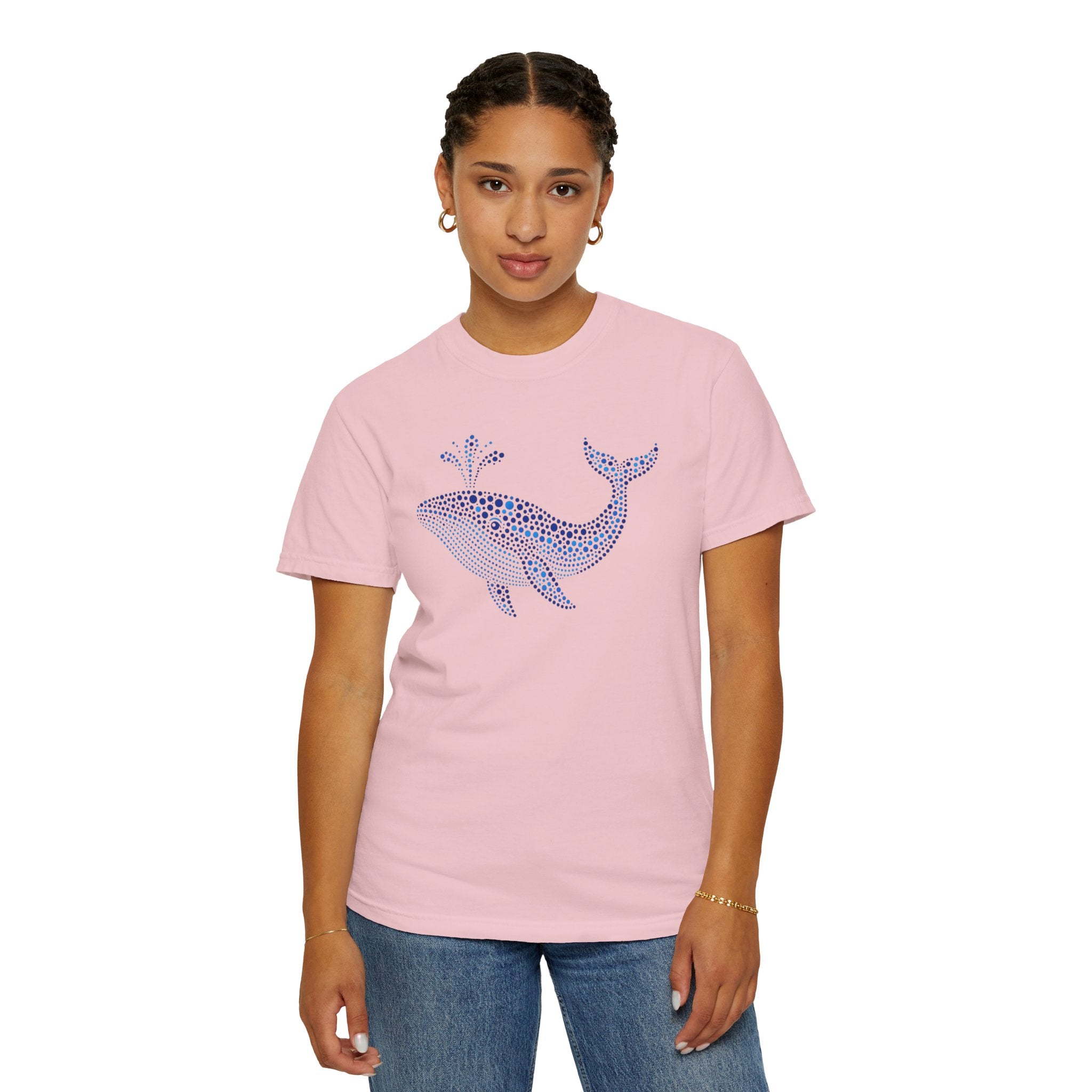 Blue Horizon Whale™ | Coastal Summer Graphic Tee