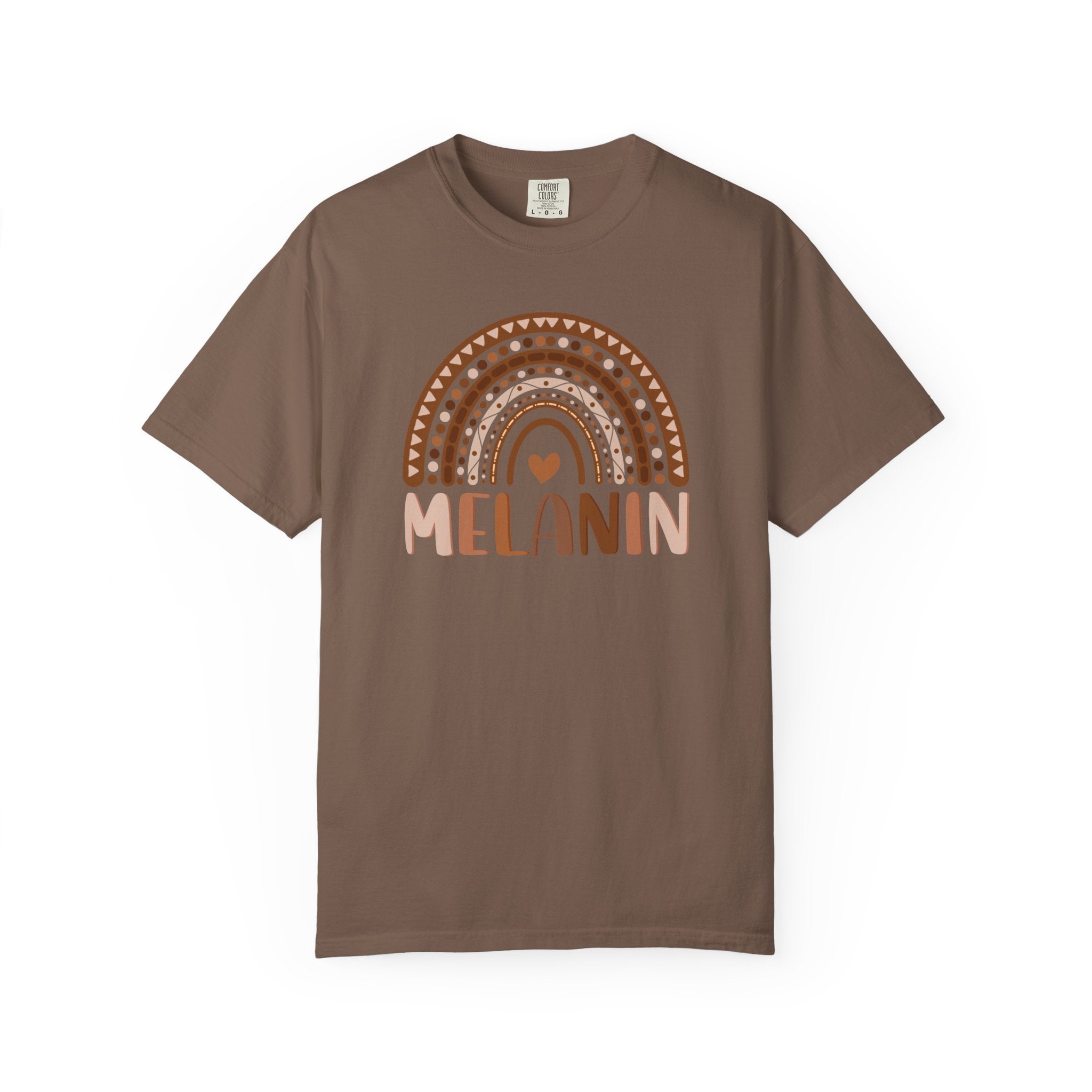 Melanin Glow Rainbow Tee