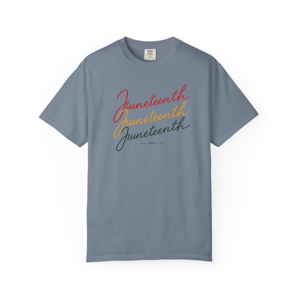 Juneteenth Script T-Shirt — Juneteenth Celebration Tee