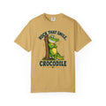 Rock That Smile Crocodile Adult Tee – Fun Graphic Crocodile Shirt