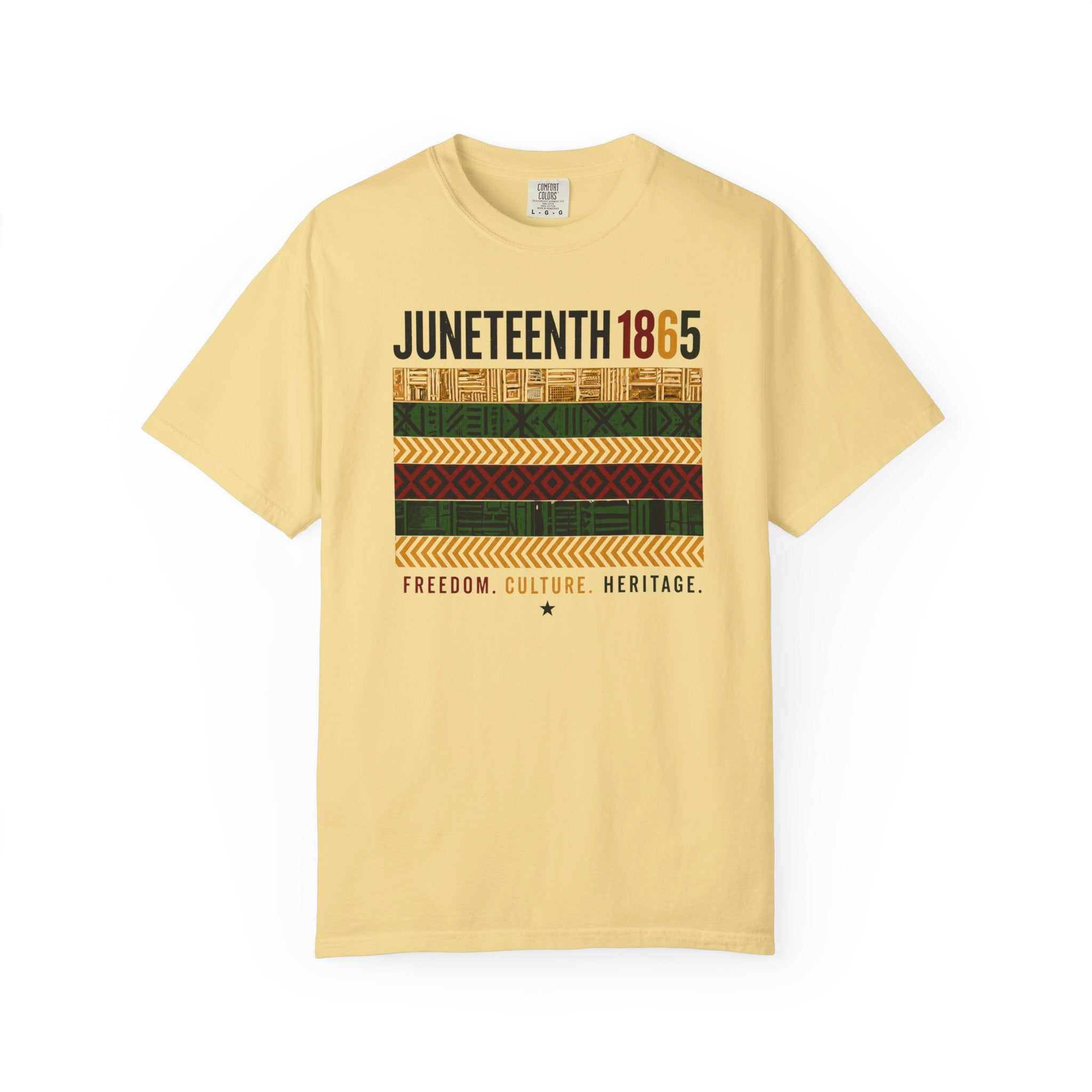 Juneteenth 1865 Graphic T-Shirt — Freedom, Culture & Heritage Tee