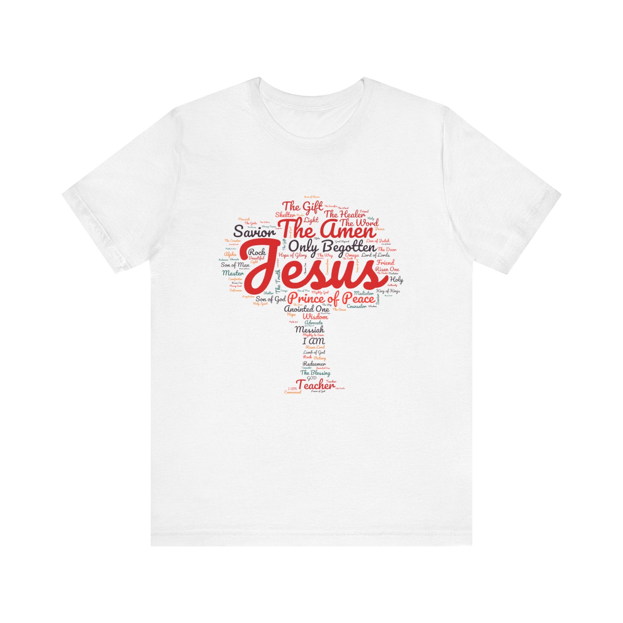 Religious Tee - Names of JESUS Tree Design