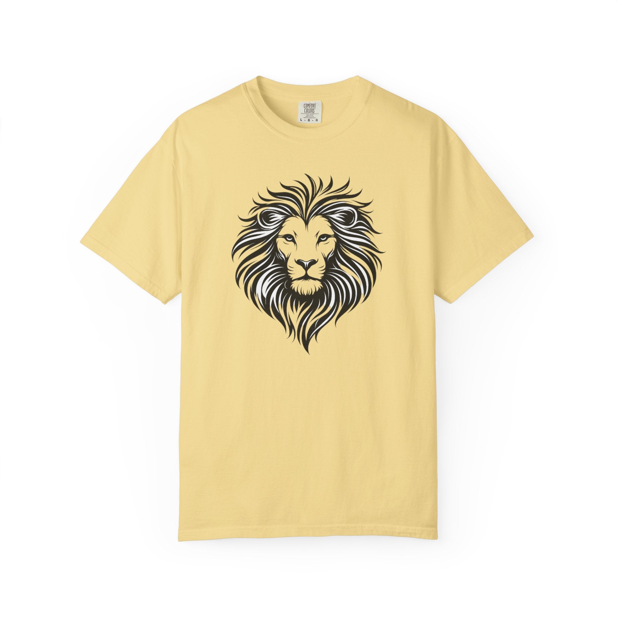 Lion Head Graphic T-Shirt — Bold Tribal Mane Tee for Men & Women