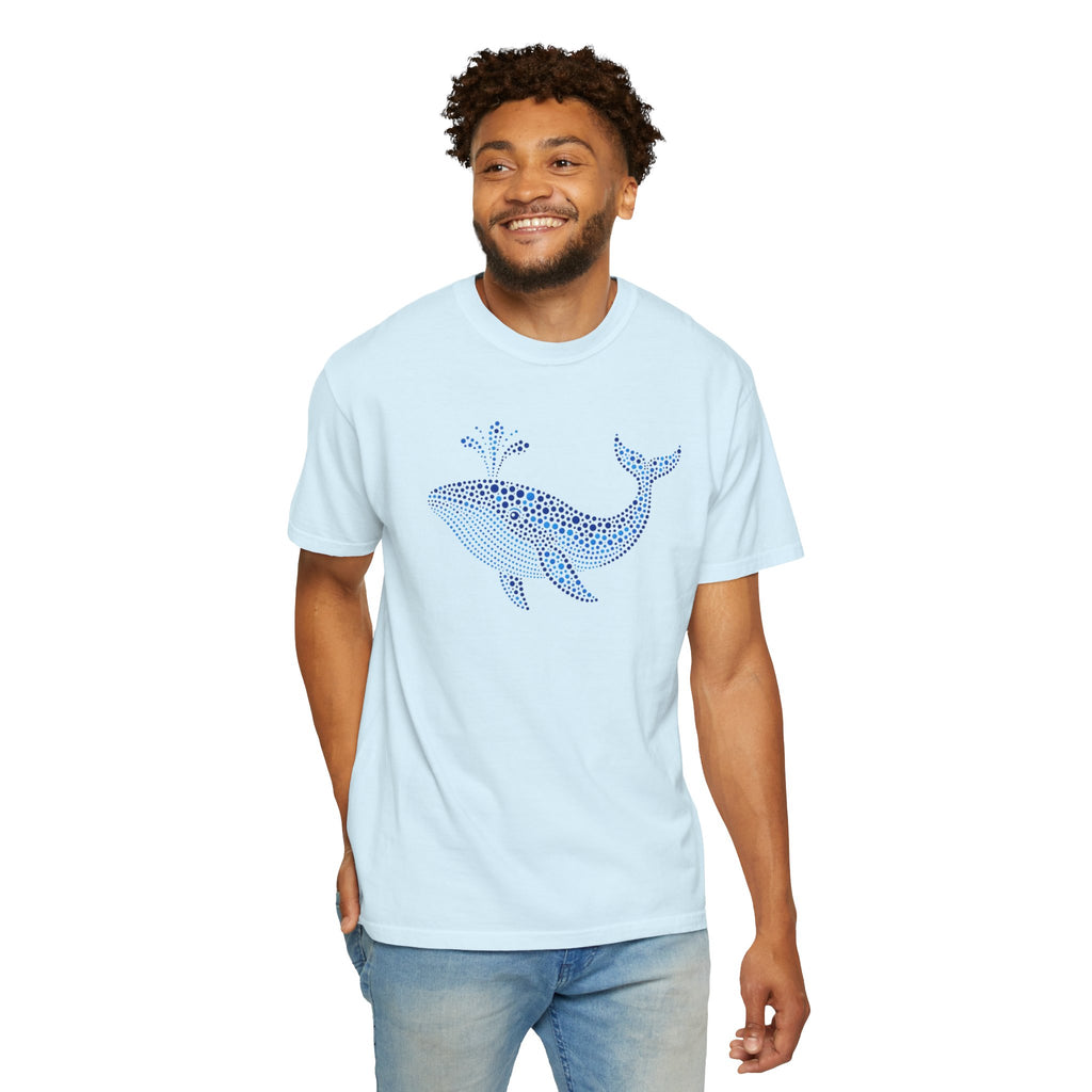 Blue Horizon Whale™ | Coastal Summer Graphic Tee
