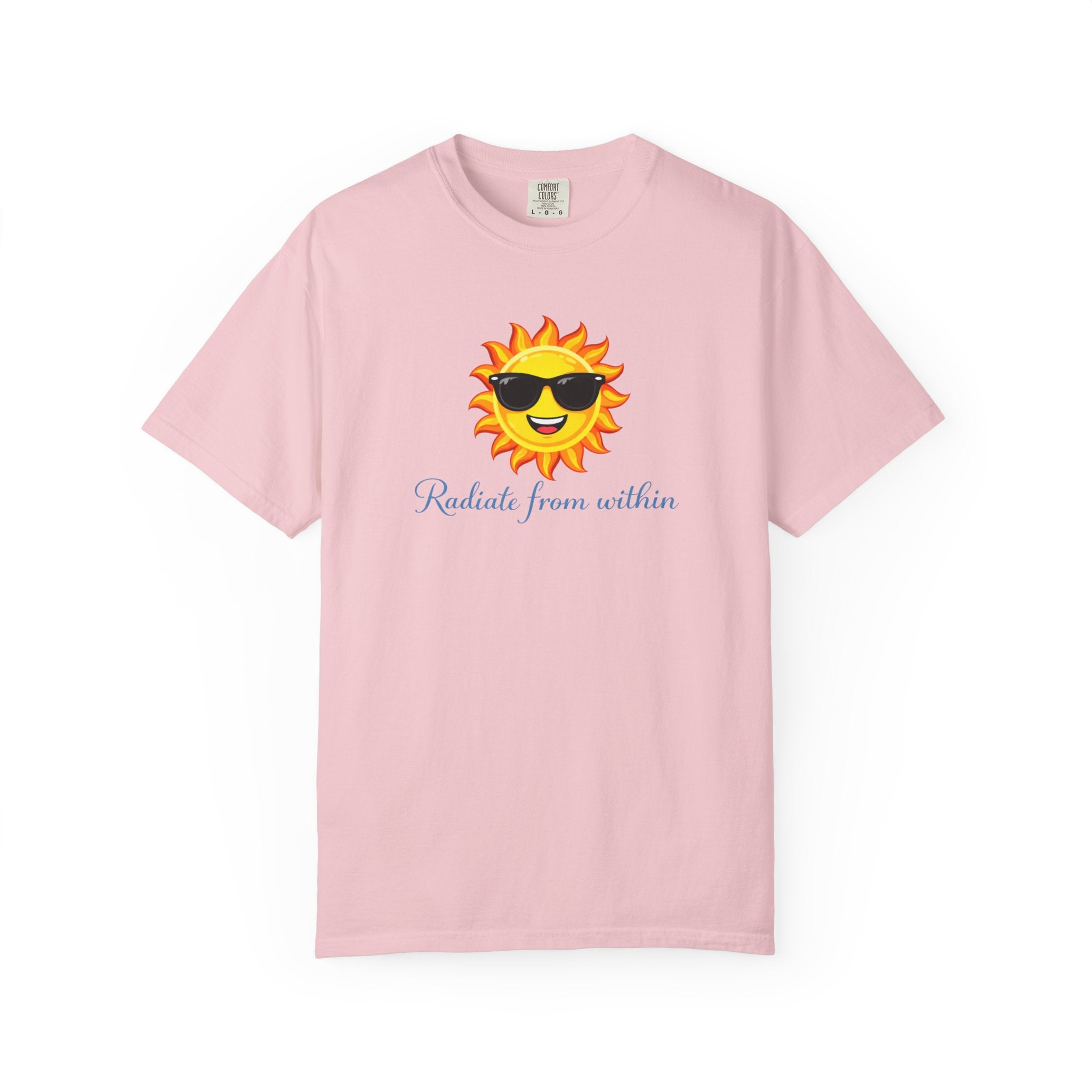 Radiate From Within T-Shirt — Smiling Sun Graphic Tee