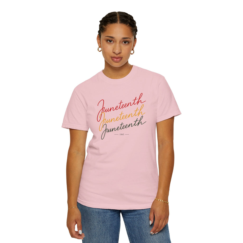 Juneteenth Script T-Shirt — Juneteenth Celebration Tee