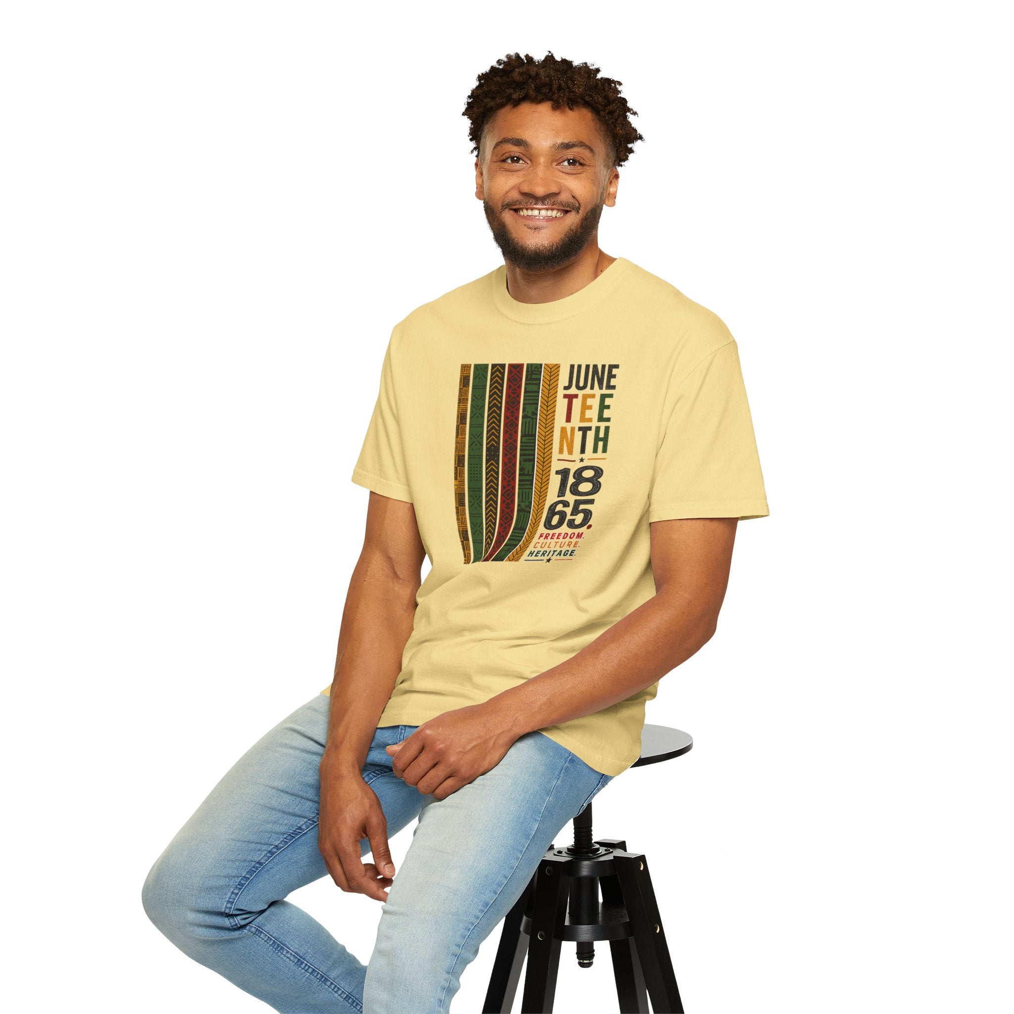 Juneteenth Heritage Stripes Tee