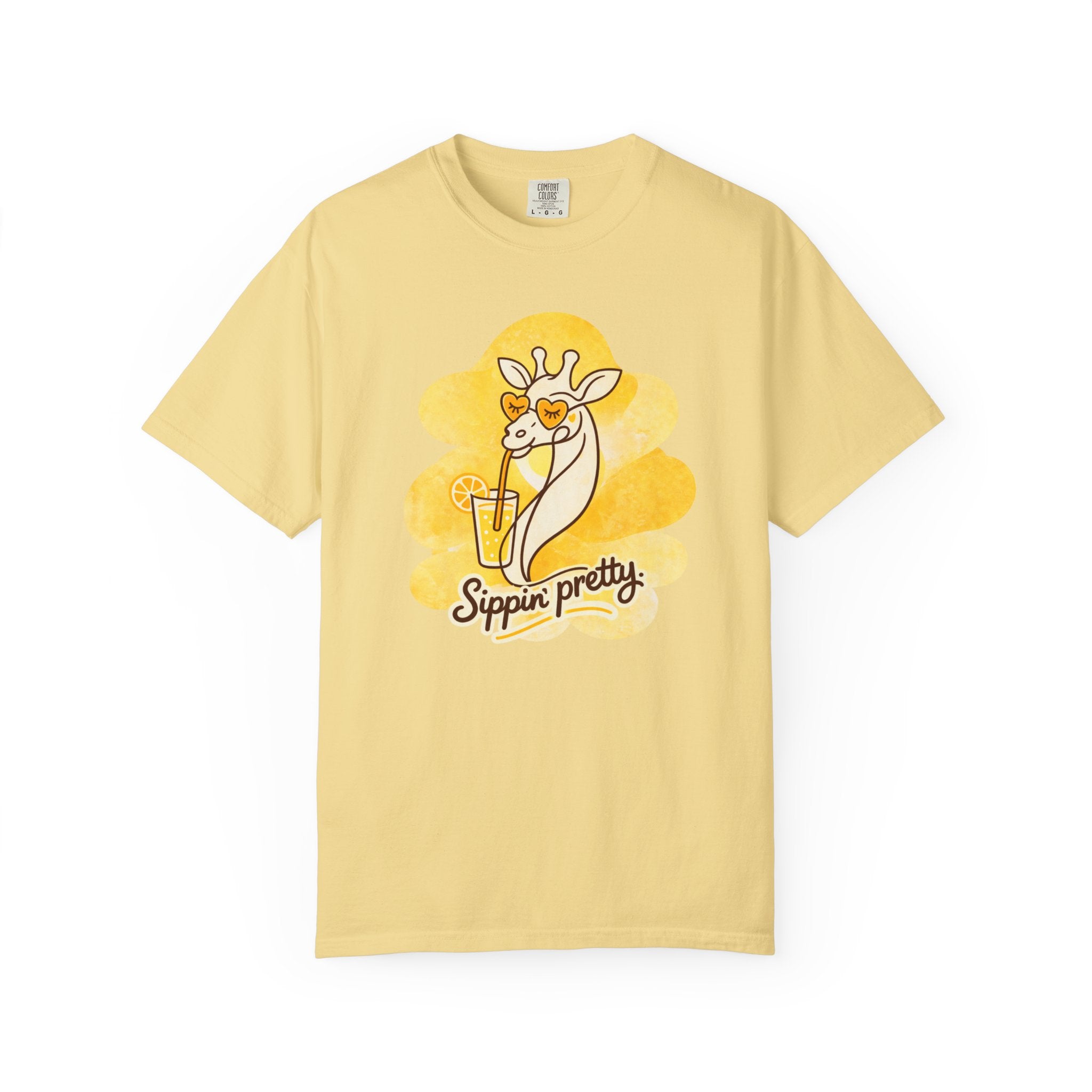 Sippin' Pretty Giraffe T-Shirt