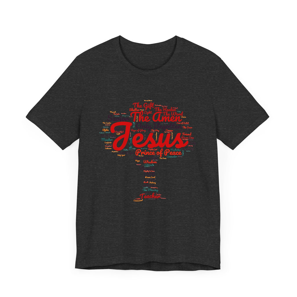 Religious Tee - Names of JESUS Tree Design