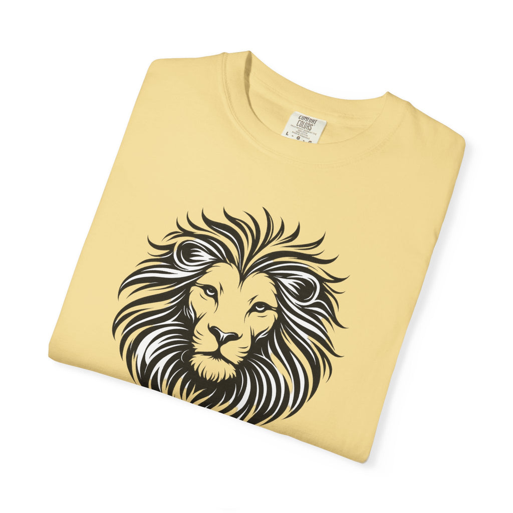 Lion Head Graphic T-Shirt — Bold Tribal Mane Tee for Men & Women