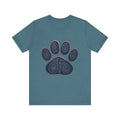 Blue Paisley Paw  Tee