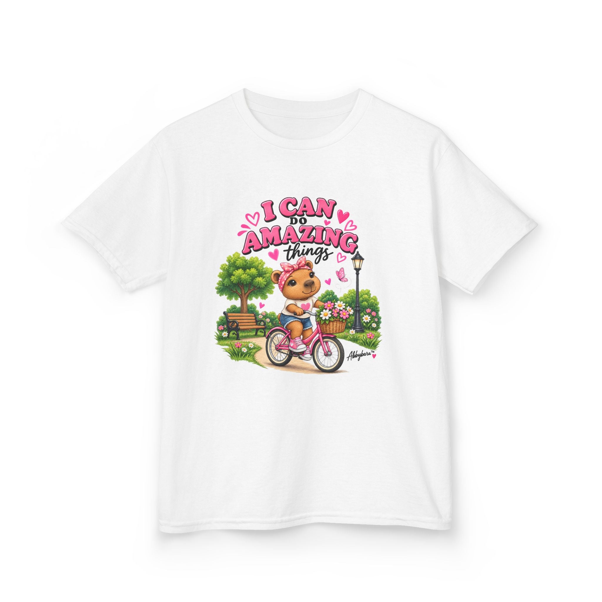 Abbybara™ “I Can Do Amazing Things” Girls’ T-Shirt