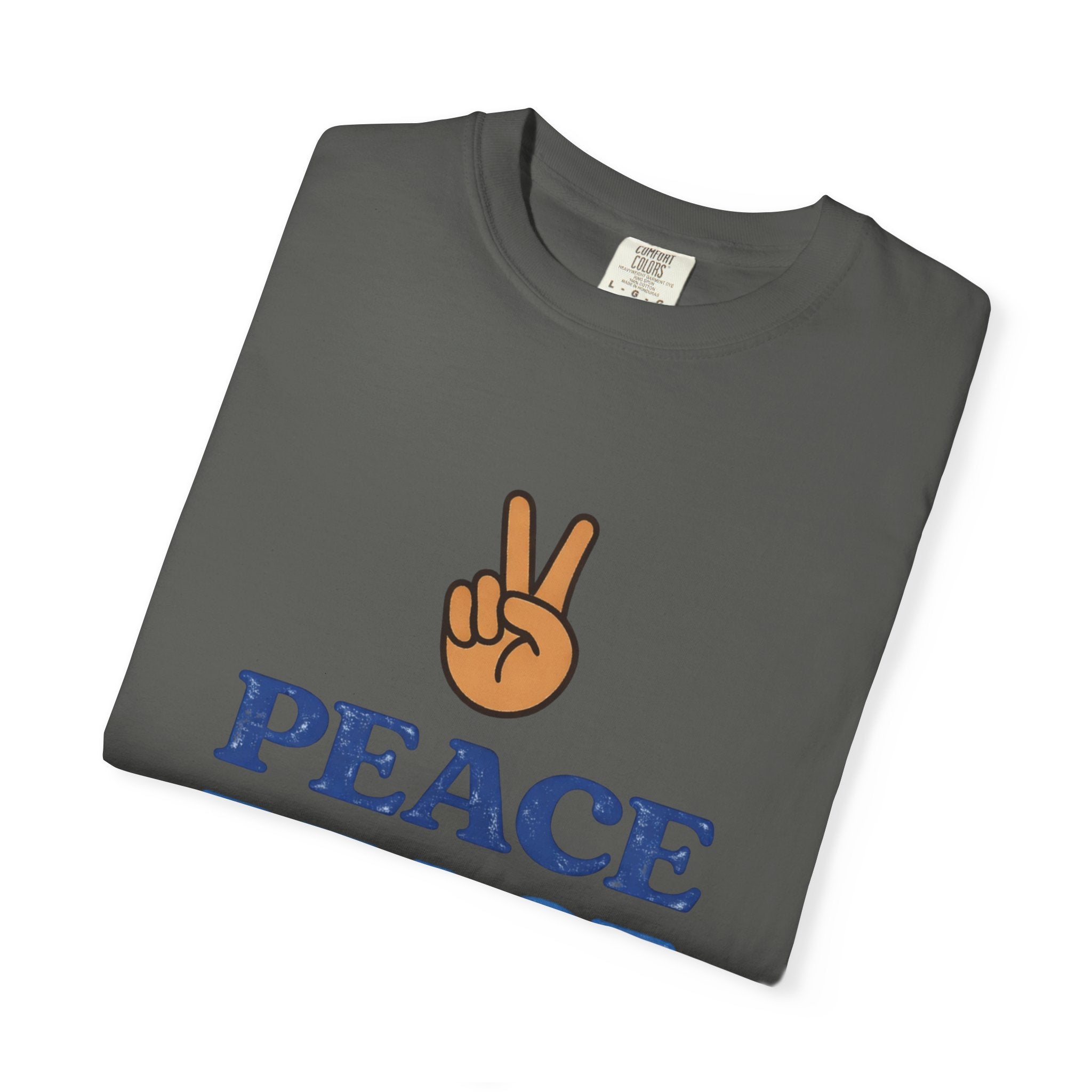 Peace Peace Peace T-Shirt — Retro Peace Sign Graphic Tee
